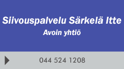 Siivouspalvelu Särkelä Itte Avoin yhtiö logo